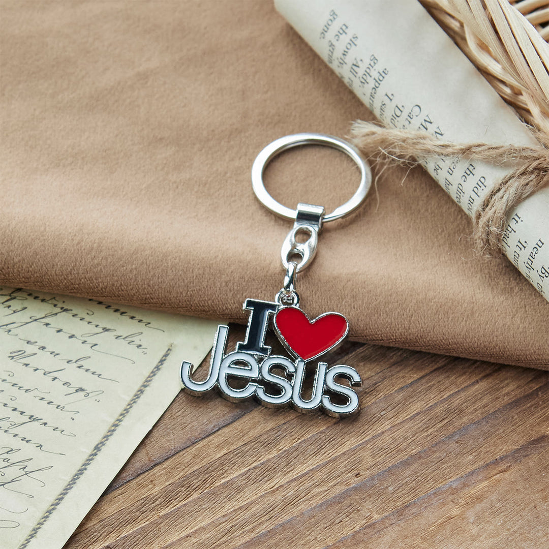 Christianartworkshop Believer's Choice Faithful Heart 4color I Love Jesus Schlüsselanhänger - image 6