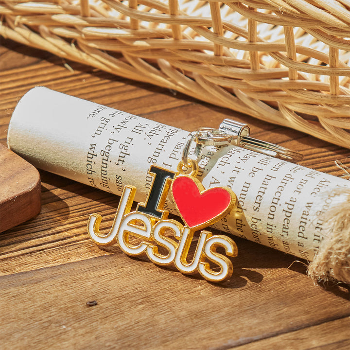 Christianartworkshop Believer's Choice Faithful Heart 4color I Love Jesus Schlüsselanhänger - image 10