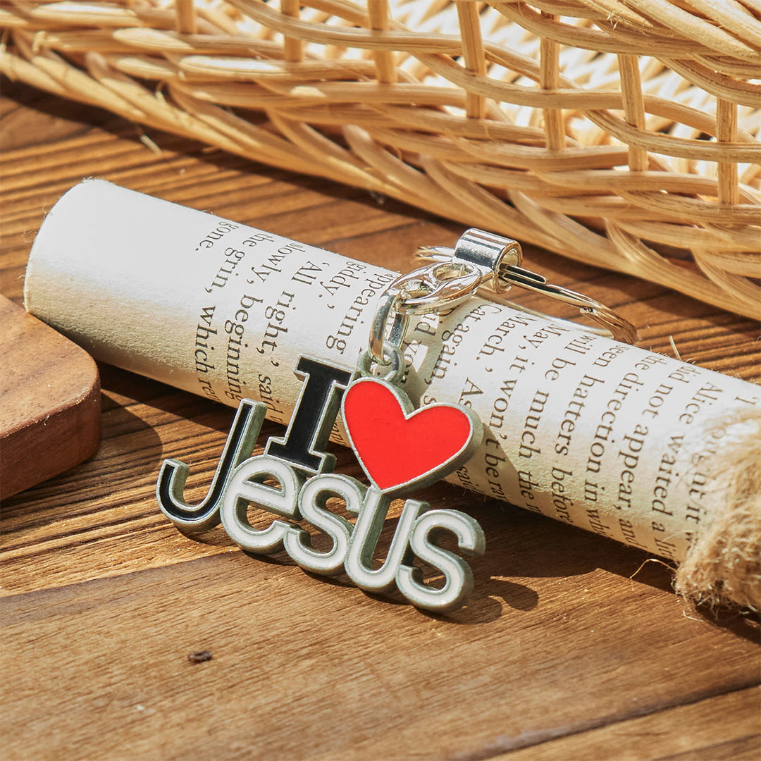 Christianartworkshop Believer's Choice Faithful Heart 4color I Love Jesus Schlüsselanhänger - image 8