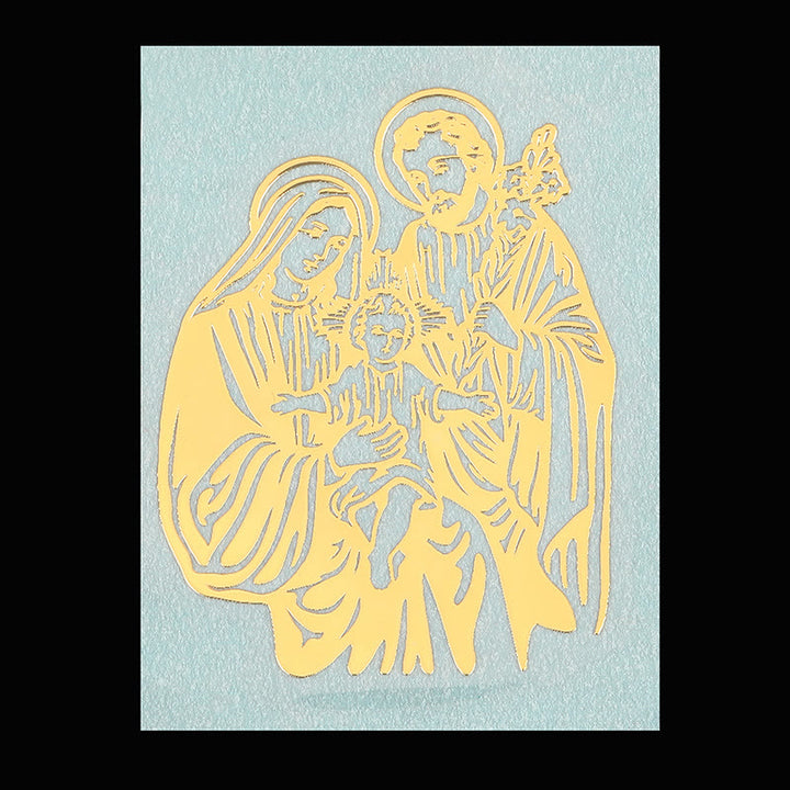 Christianartworkshop Goldener Heiligenaufkleber fürs Telefon: Mehrere Heilige Figuren verfügbar - image 2