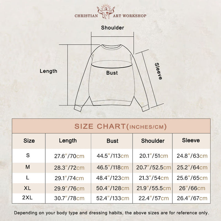 Christianartworkshop Sweatshirt mit Jesus-Rettet-Kreuz-Grafik, Glaubensbekenntnis, Fleece-gefüttert, Polyester - image 1