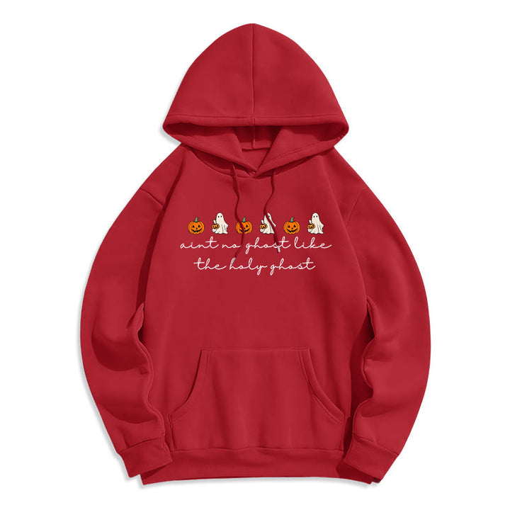 Christianartworkshop No Ghost Like the Holy Ghost Kapuzenpullover aus Polyester mit Fleecefutter - Rot - 2XL - image 8