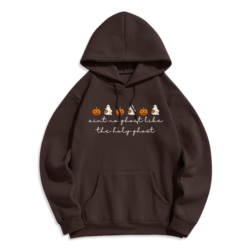 Christianartworkshop No Ghost Like the Holy Ghost Kapuzenpullover aus Polyester mit Fleecefutter - Braun - 2XL - image 0