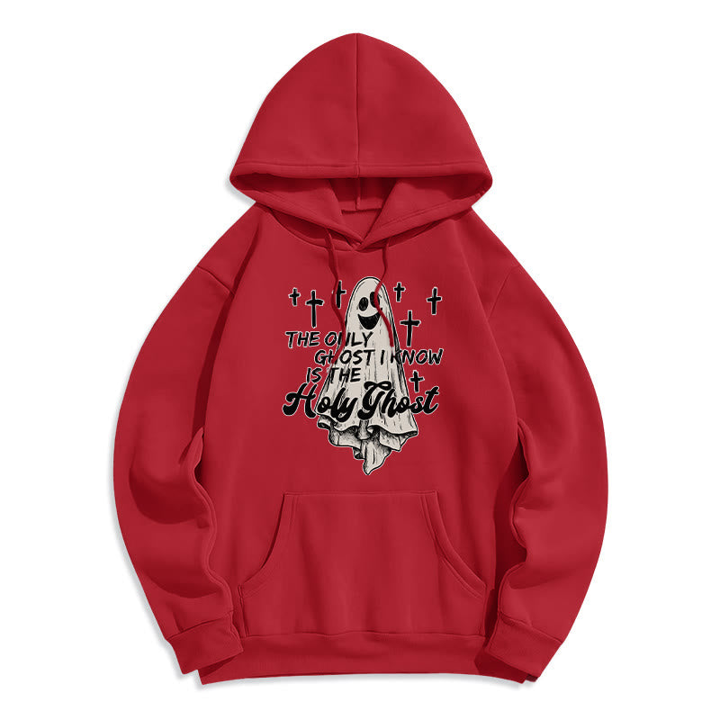 Christianartworkshop Heiliger Geist und Kreuz, Gospel Fusion, Polyester-Kapuzenpullover mit Fleecefutter - Rot - 2XL - image 0