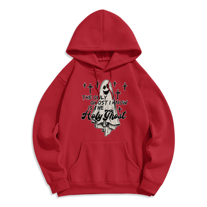 Christianartworkshop Heiliger Geist und Kreuz, Gospel Fusion, Polyester-Kapuzenpullover mit Fleecefutter - Rot - 2XL - image 1