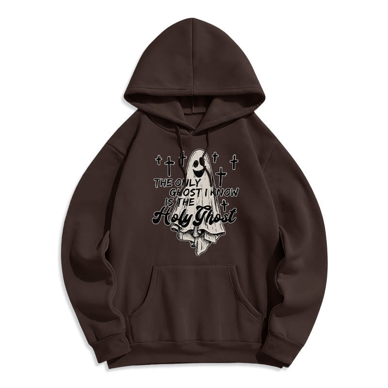 Christianartworkshop Heiliger Geist und Kreuz, Gospel Fusion, Polyester-Kapuzenpullover mit Fleecefutter - Braun - 2XL - image 9