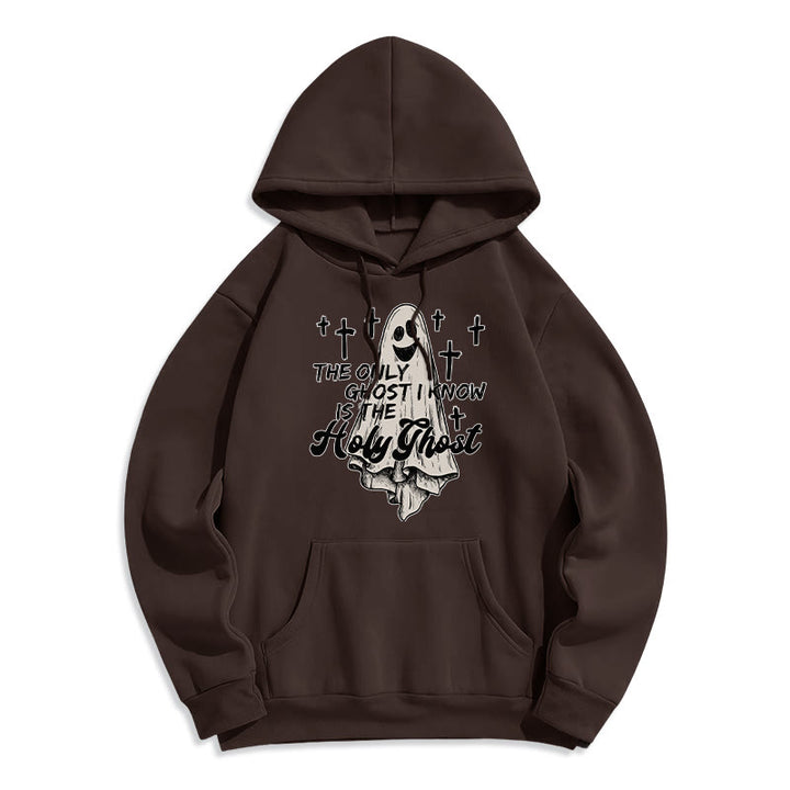 Christianartworkshop Heiliger Geist und Kreuz, Gospel Fusion, Polyester-Kapuzenpullover mit Fleecefutter - Braun - 2XL - image 9
