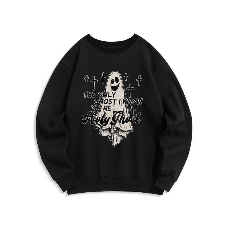 Christianartworkshop Heiliger Geist und Kreuz Gospel Fusion Fleecegefüttertes Polyester-Sweatshirt - Schwarz - 2XL - image 4
