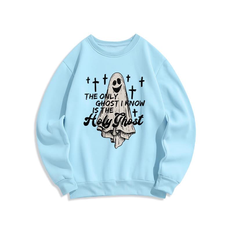 Christianartworkshop Heiliger Geist und Kreuz Gospel Fusion Fleecegefüttertes Polyester-Sweatshirt - Blau - 2XL - image 2