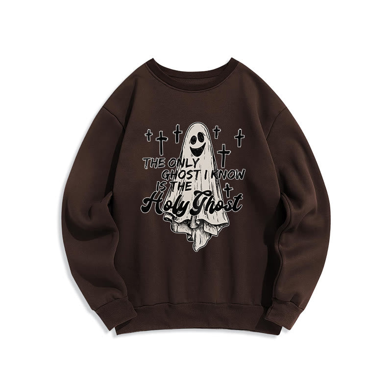 Christianartworkshop Heiliger Geist und Kreuz, Gospel Fusion, Polyester-Sweatshirt mit Fleecefutter - Braun - 2XL - image 6