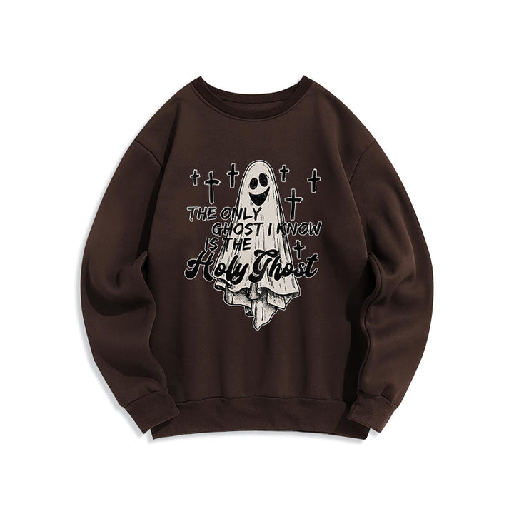 Christianartworkshop Heiliger Geist und Kreuz Gospel Fusion Fleecegefüttertes Polyester-Sweatshirt - Braun - 2XL - image 6