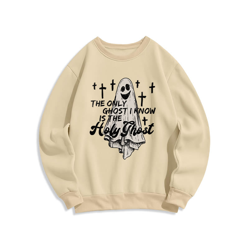 Christianartworkshop Heiliger Geist und Kreuz Gospel Fusion Fleecegefüttertes Polyester-Sweatshirt - Beige - 2XL - image 3