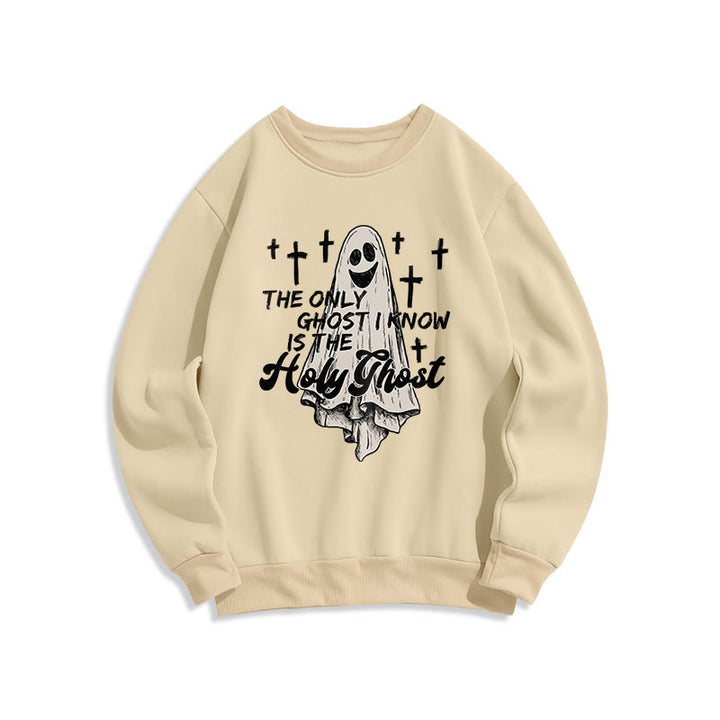 Christianartworkshop Heiliger Geist und Kreuz Gospel Fusion Fleecegefüttertes Polyester-Sweatshirt - Beige - 2XL - image 3