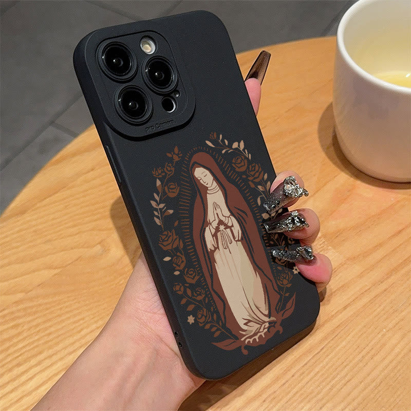 Christianartworkshop Elegante Shining Faith Virgin Mary Handyhülle: Katholisches Andachtsgeschenk - image 10