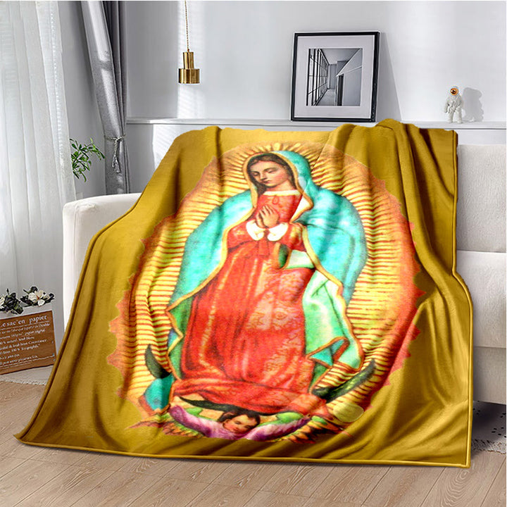 Christianartworkshop Flanelldecke mit der Jungfrau von Guadalupe Religiou: Spiritueller Trost für Zuhause - F - 264x228cm - image 6