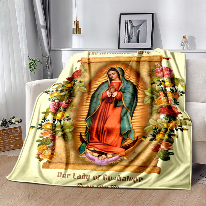 Christianartworkshop Flanelldecke mit der Jungfrau von Guadalupe Religiou: Spiritueller Trost für Zuhause - H - 264x228cm - image 8
