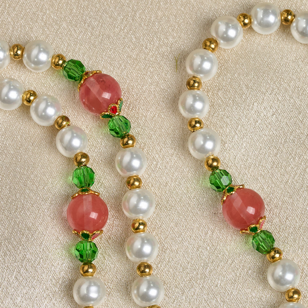 Christianartworkshop Rosenkranz „Floral Grace“ mit rosa und violetten Perlenakzenten - image 9
