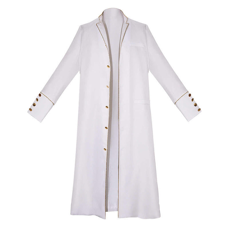 Christianartworkshop Klassische, mehrfarbige Priesterrobe mit Kontrastbesatz und mittelalterlicher Eleganz - image 5