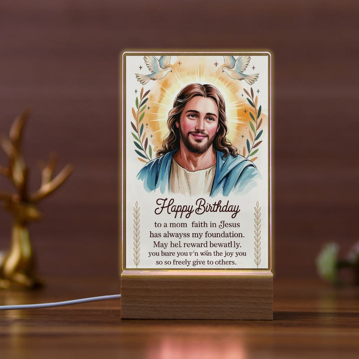 Christianartworkshop Religiöses Nachtlicht „Jesus und Maria“: Erben Sie das gesegnete spirituelle Erbe - E - image 5