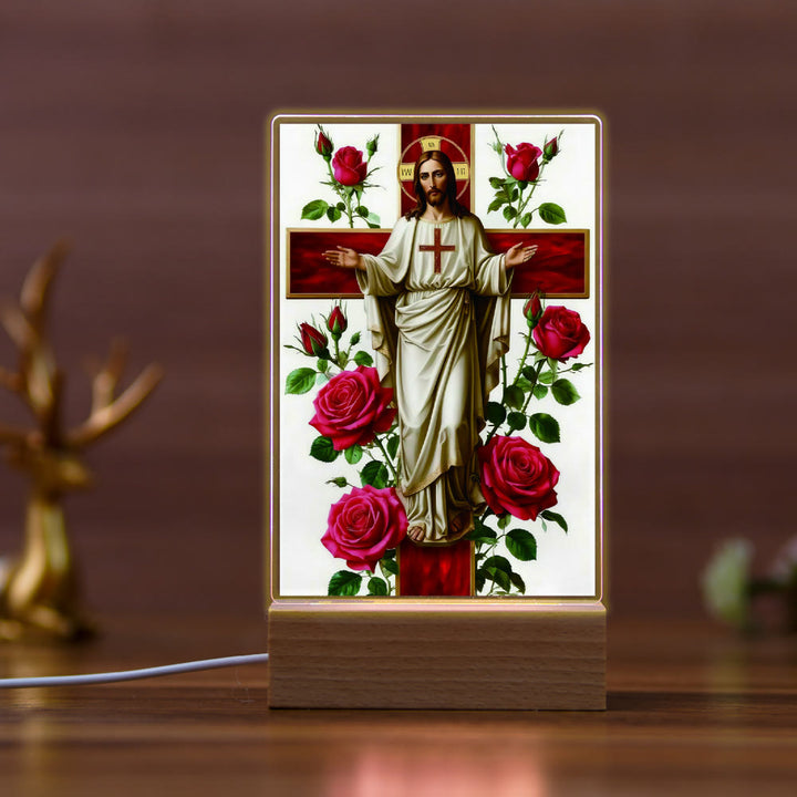 Christianartworkshop Religiöses Nachtlicht „Jesus und Maria“: Erben Sie das gesegnete spirituelle Erbe - F - image 6