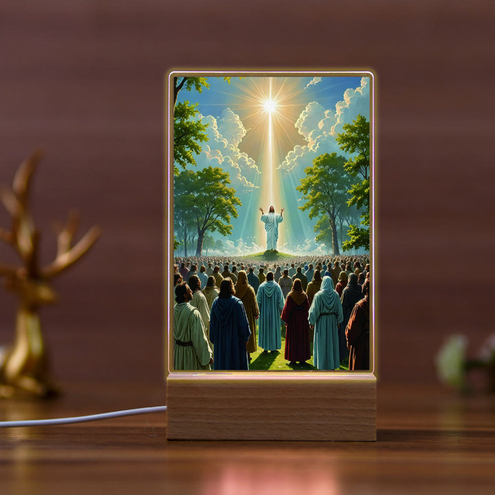Christianartworkshop Religiöses Nachtlicht „Jesus und Maria“: Erben Sie das gesegnete spirituelle Erbe - G - image 6