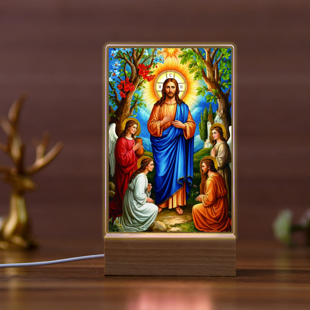 Christianartworkshop Religiöses Nachtlicht „Jesus und Maria“: Erben Sie das gesegnete spirituelle Erbe - ICH - image 9