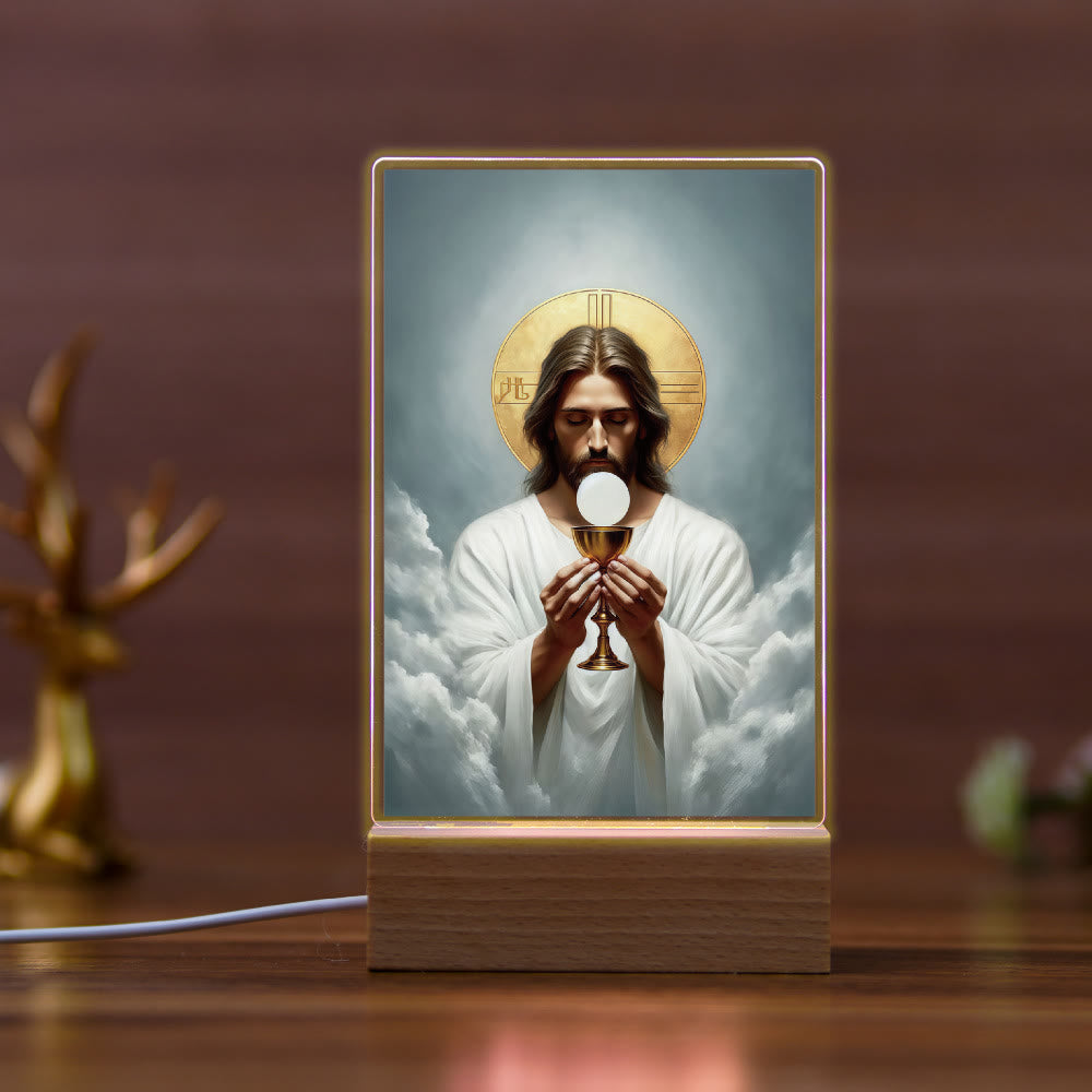 Christianartworkshop Religiöse Jesus-Ikone, Heilungsszene, Nachtlicht: Kunst & natürliche Schönheit - ICH - image 9