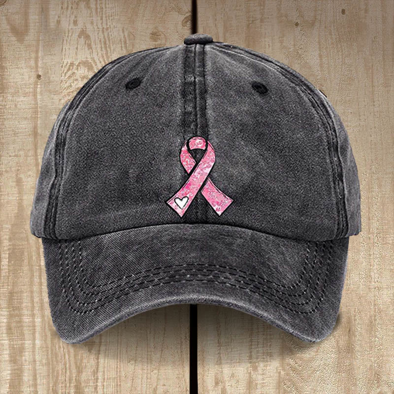 Christianartworkshop Gottes heilende Gebete Pink Ribbon Hat: Glaubenskämpfer für Krebsbewusstsein - Schwarz - image 9