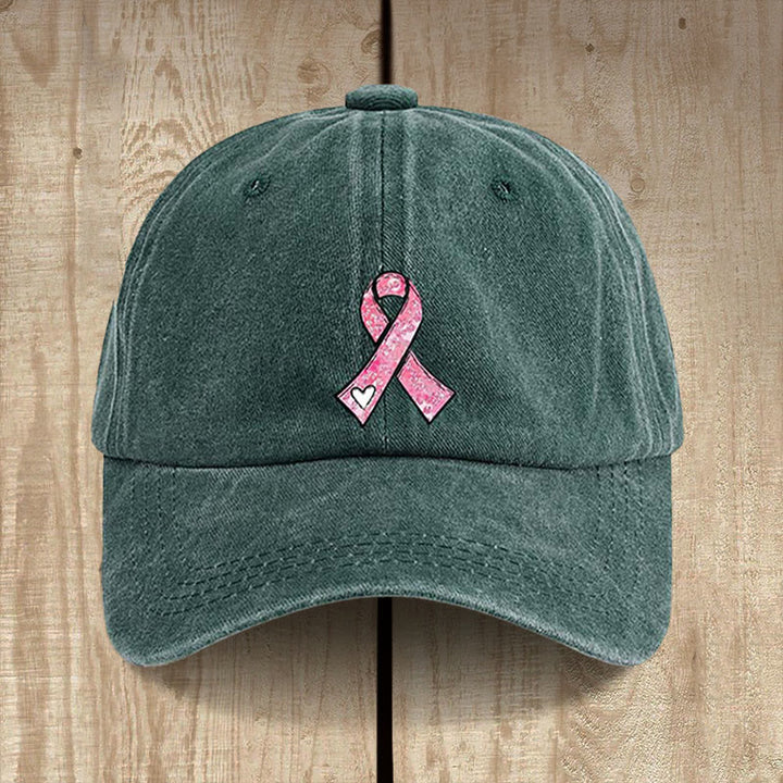 Christianartworkshop Gottes heilende Gebete Pink Ribbon Hat: Glaubenskämpfer für Krebsbewusstsein - Grün - image 11