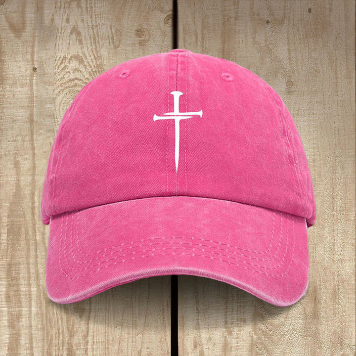 Christianartworkshop Minimalistischer Drei-Nägel-Kreuzhut: Einfachheit trifft Erlösung - Rose - image 10