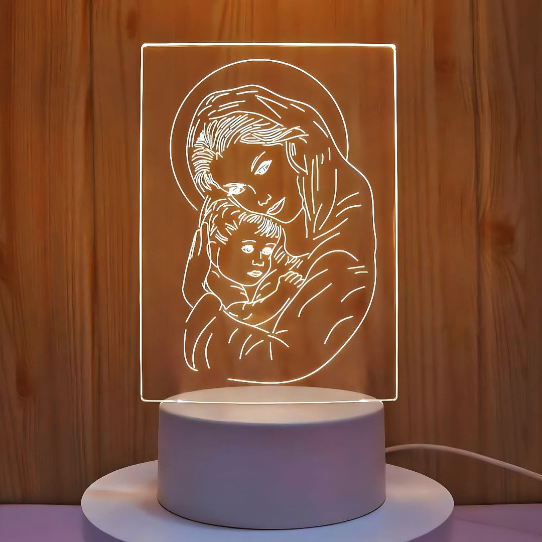 Christianartworkshop Glaubensvolles Geschenk Heilige Ikonen Nachtlicht: Halten Sie heilige Momente in der Nähe - P - image 15