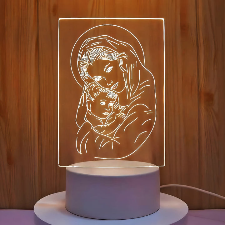 Christianartworkshop Glaubensvolles Geschenk Heilige Ikonen Nachtlicht: Halten Sie heilige Momente in der Nähe - P - image 15