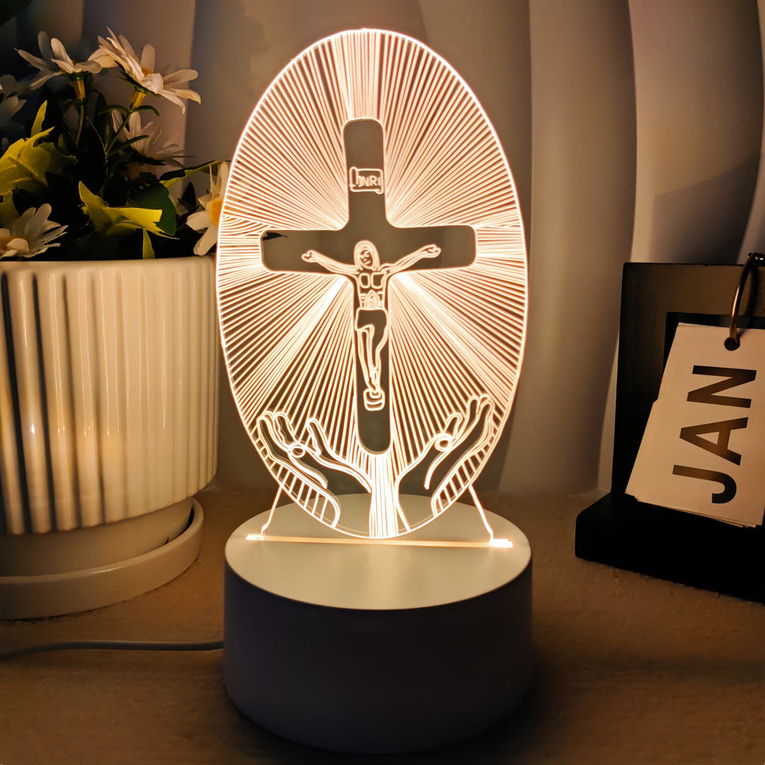 Christianartworkshop Glaubensvolles Geschenk Heilige Ikonen Nachtlicht: Halten Sie heilige Momente in der Nähe - M - image 12