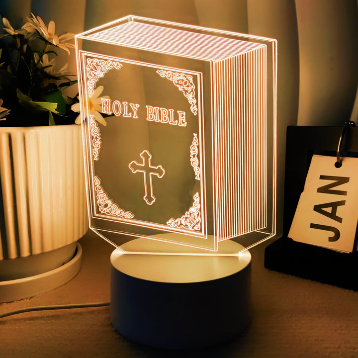 Christianartworkshop Glaubensvolles Geschenk Heilige Ikonen Nachtlicht: Halten Sie heilige Momente in der Nähe - E - image 4