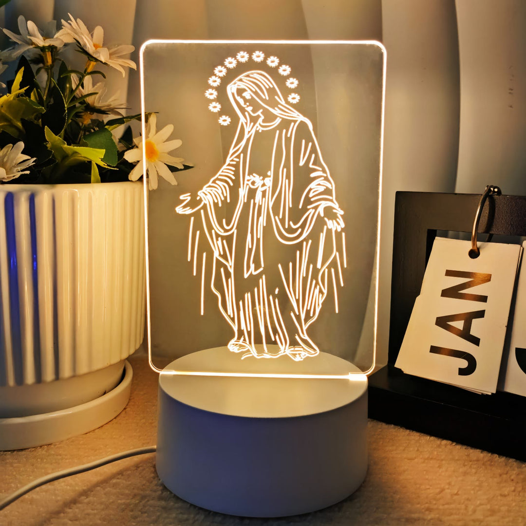 Christianartworkshop Glaubensvolles Geschenk Heilige Ikonen Nachtlicht: Halten Sie heilige Momente in der Nähe - R - image 18