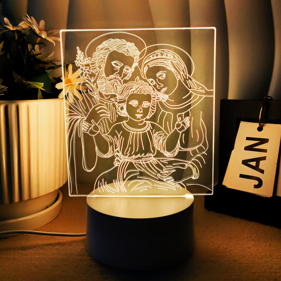 Christianartworkshop Glaubensvolles Geschenk Heilige Ikonen Nachtlicht: Halten Sie heilige Momente in der Nähe - G - image 6