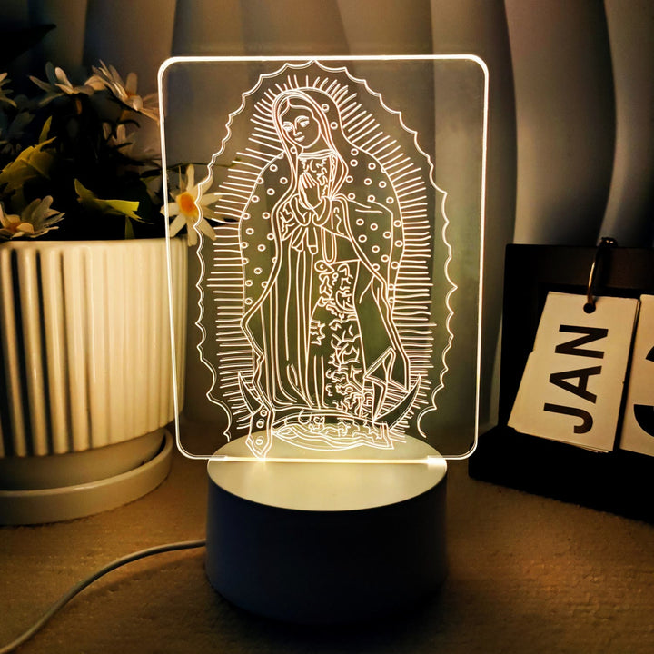 Christianartworkshop Glaubensvolles Geschenk Heilige Ikonen Nachtlicht: Halten Sie heilige Momente in der Nähe - O - image 14