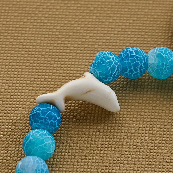 Christianartworkshop Ocean Grace Delfin-Segen mit natürlichem Malachit und Ichthys-Charm-Tierarmband - image 12