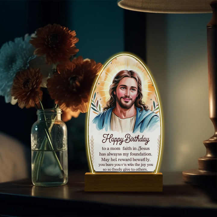 Christianartworkshop Tröstendes Jesus- und Jungfrau-Maria-Gebetsmomente-Nachtlicht - D - image 8
