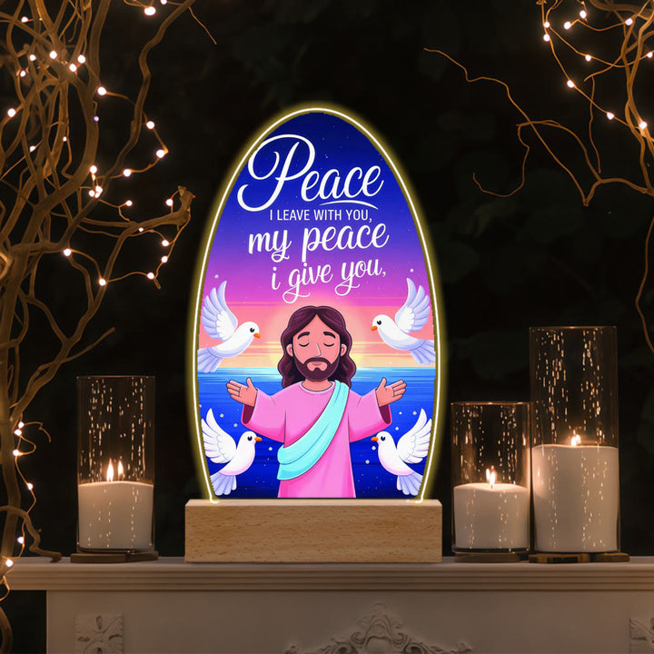 Christianartworkshop Tröstendes Jesus- und Jungfrau-Maria-Gebetsmomente-Nachtlicht - ICH - image 13