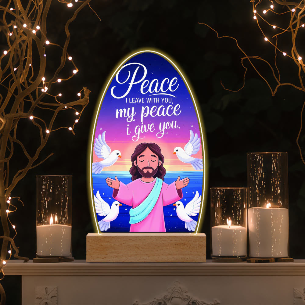 Christianartworkshop Tröstendes Jesus- und Jungfrau-Maria-Gebetsmomente-Nachtlicht - ICH - image 12