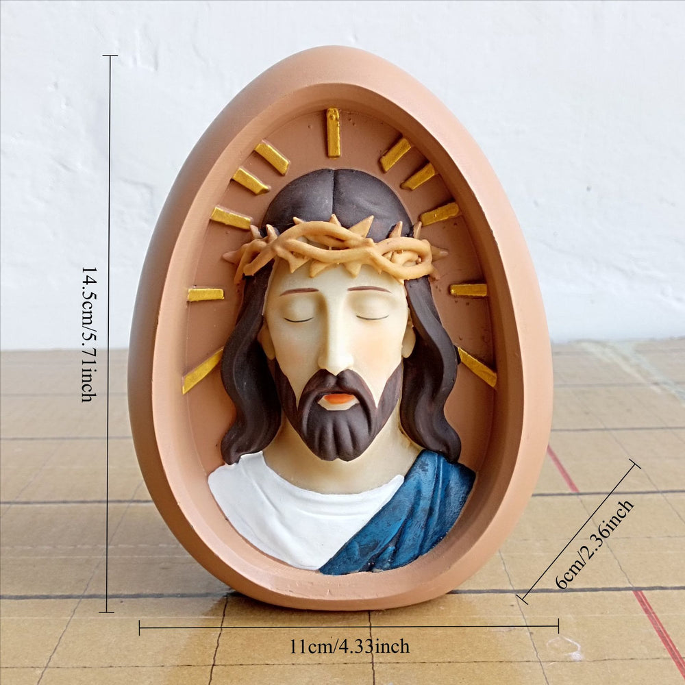 Christianartworkshop Jesus mit Dornenkrone, Schreibtischdekoration: Eine Heimdekoration, die den Glauben hervorhebt - image 1