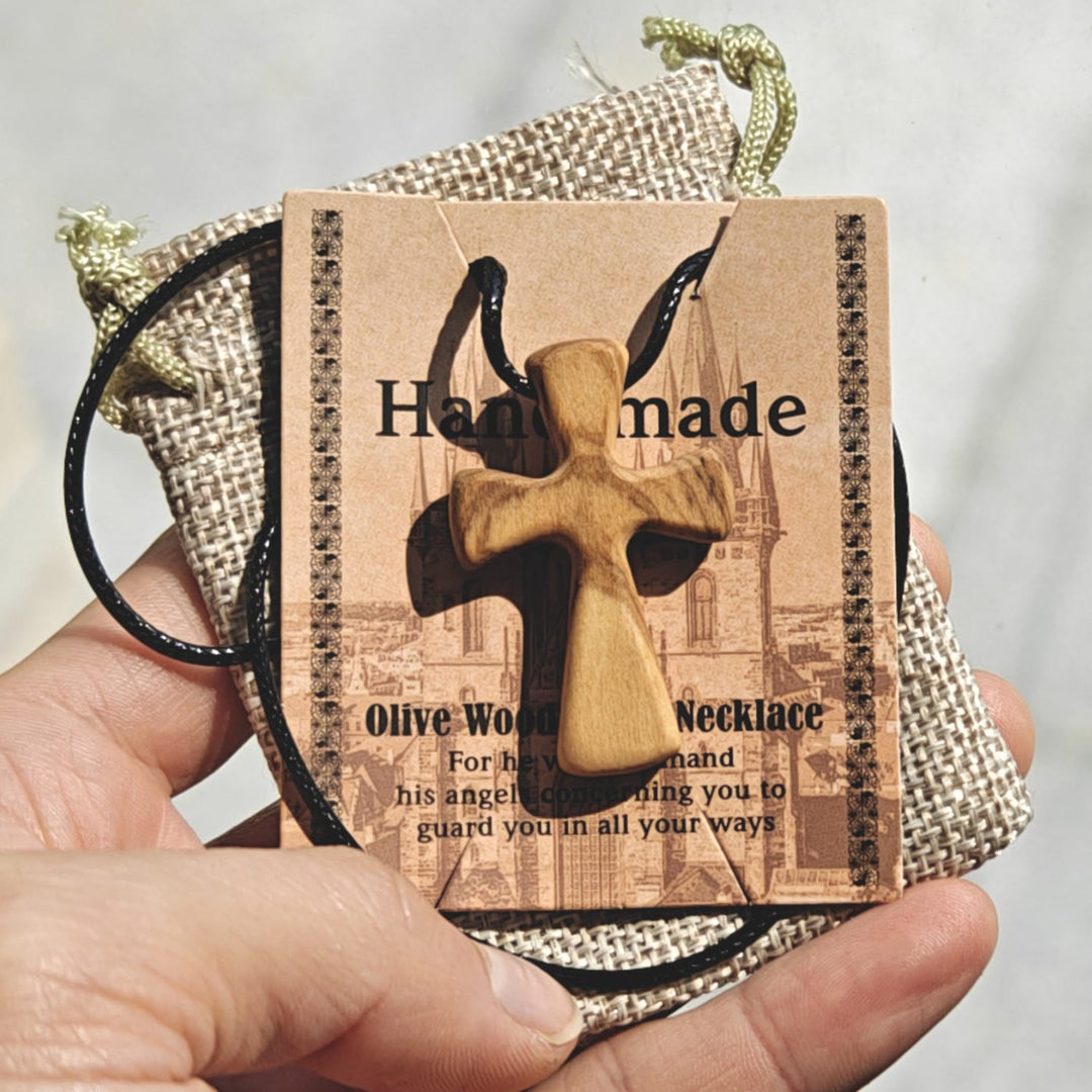 Christianartworkshop Halskette mit Holzkreuzanhänger: Christlicher Glaubensschmuck - image 6