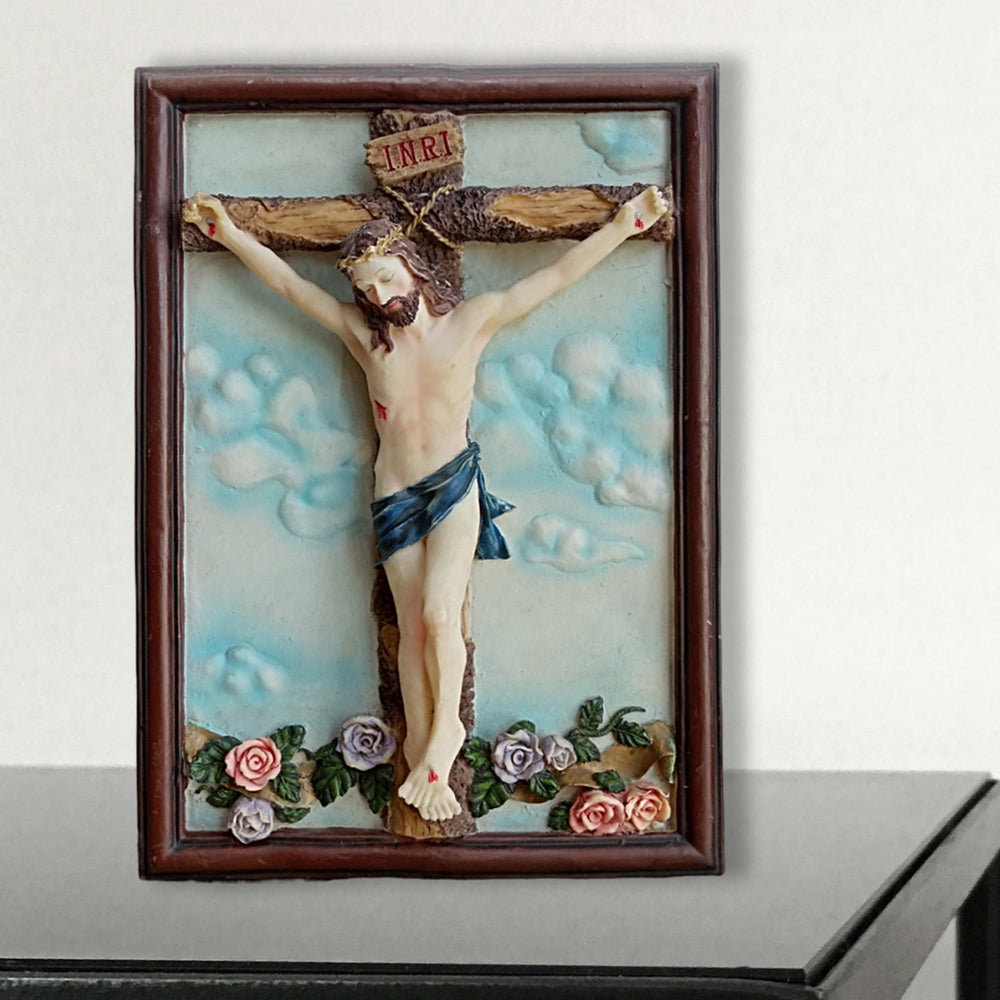 Christianartworkshop Klassische Jesus-Statue aus Kunstharzkruzifix: Seltenes Symbol für anhaltendes spirituelles Opfer - image 1