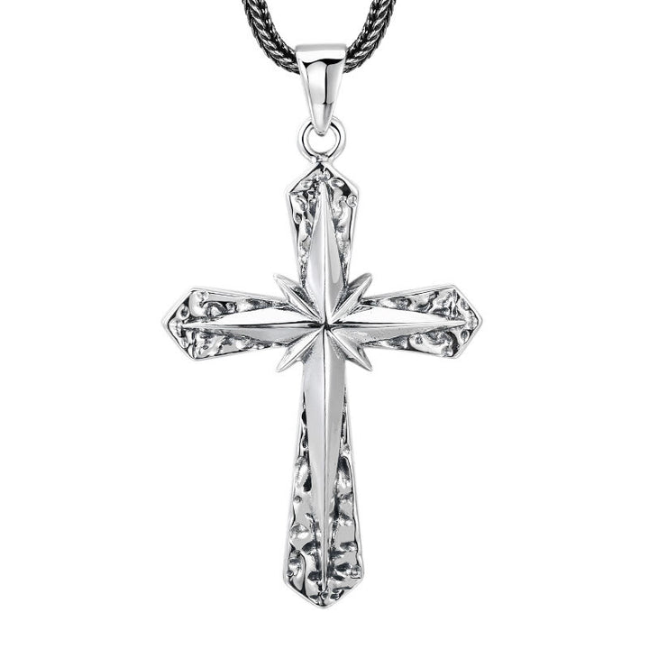 Christianartworkshop Klassische Halskette aus poliertem Sterlingsilber mit Kreuz: Ein subtiles und doch heiliges Symbol der Hingabe - image 5