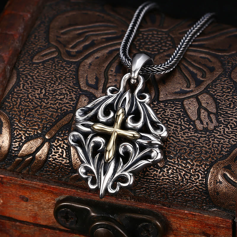 Christianartworkshop Vintage-Kreuz-Ornament-Anhänger: Ein geschätztes Symbol der spirituellen Verbindung - image 1