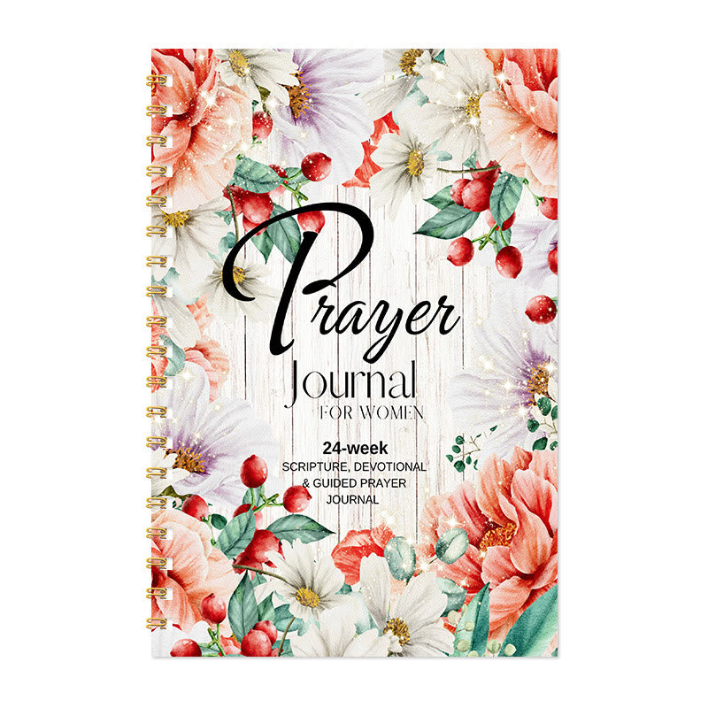 Christianartworkshop Klassisches florales Gebetstagebuch: Ein Werkzeug für 24 Wochen spirituelle Nahrung - Gebetstagebuch für Frauen - image 0