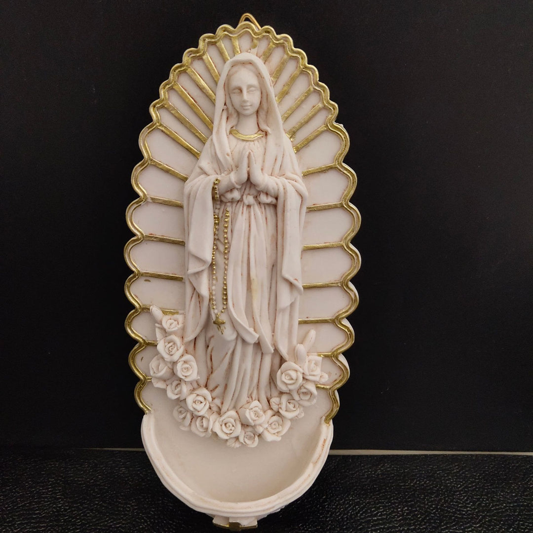 Christianartworkshop Klassische Wanddekoration „Unsere Liebe Frau“ aus Kunstharz: Ein geschätztes Symbol spiritueller Verbundenheit - Unsere Liebe Frau - image 0
