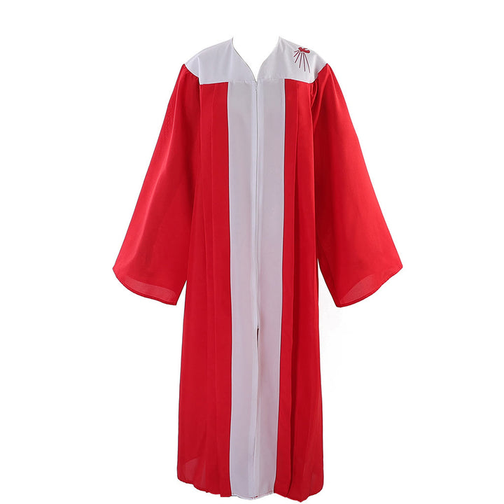 Christianartworkshop Elegante rote Priesterrobe mit Taube des Heiligen Geistes: Diene mit Glauben und Licht - image 3