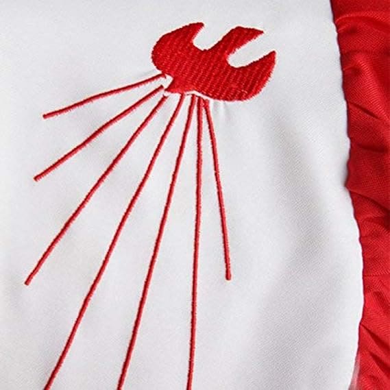 Christianartworkshop Elegante rote Priesterrobe mit Taube des Heiligen Geistes: Diene mit Glauben und Licht - image 6